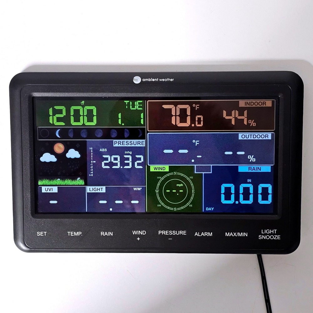 Ambient Weather WS-2902A Smart WiFi Weather Station Replacement Console Display